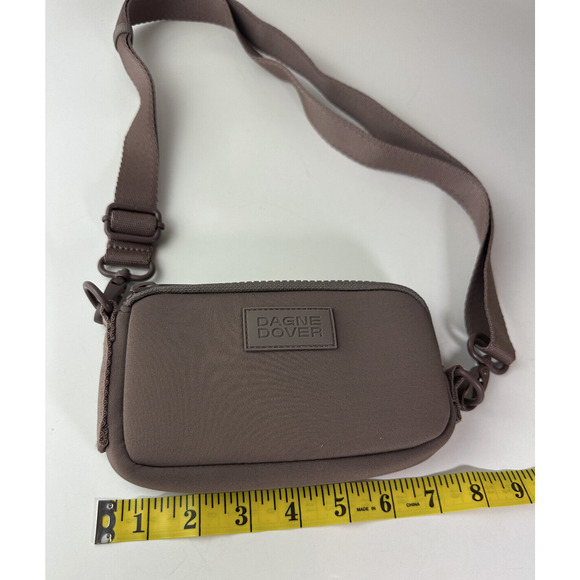 Dagne Dover Mara Neoprene Phone Sling Bag Dune Mauve Dust Bag Crossbody Shoulder - Picture 9 of 9